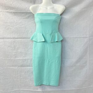 Rochie peplum turcoaz